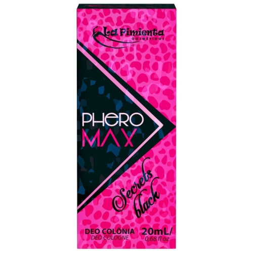 PERFUME AFRODISÍACO PHERO MAX SECRETS BLACK