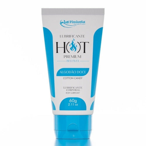 LUBRIFICANTE CORPORAL HOT PREMIUM - ALGODÃO DOCE