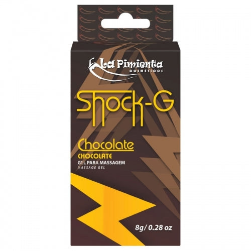 GEL VIBRADOR LÍQUIDO SHOCK G BISNAGA - CHOCOLATE