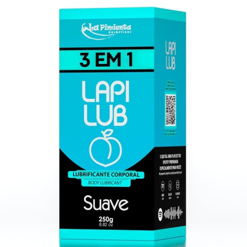 LUBRIFICANTE ÍNTIMO LAPI LUB 3 EM 1 SUAVE 250g