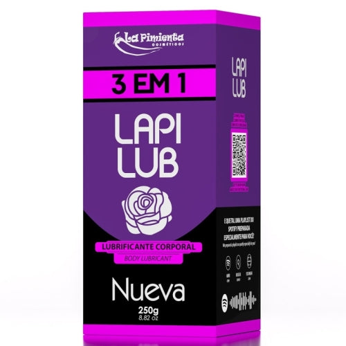 LUBRIFICANTE ÍNTIMO LAPI LUB 3 EM 1 NUEVA 250g