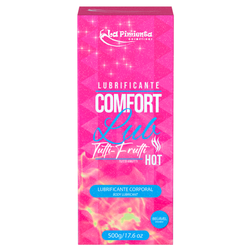 LUBRIFICANTE ÍNTIMO COMFORT LUB HOT - TUTTI-FRUTTI 500g