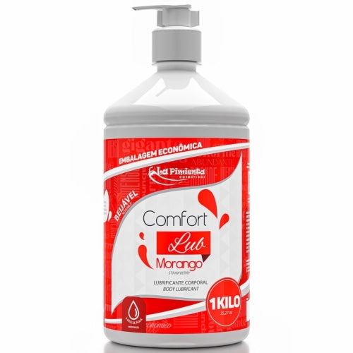 LUBRIFICANTE ÍNTIMO COMFORT LUB - MORANGO 1kg