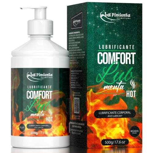 LUBRIFICANTE ÍNTIMO COMFORT LUB - MENTA HOT 500g