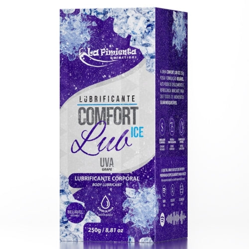 LUBRIFICANTE ÍNTIMO COMFORT LUB - ICE UVA 250g