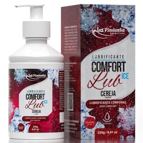 LUBRIFICANTE ÍNTIMO COMFORT LUB - ICE CEREJA 250g