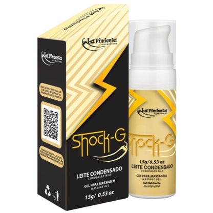 GEL VIBRADOR LÍQUIDO SHOCK-G LEITE CONDENSADO