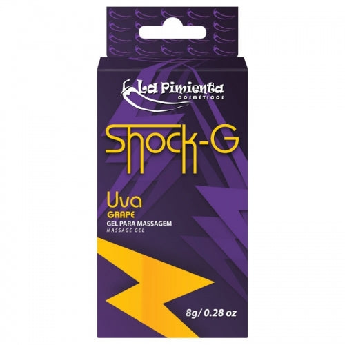 GEL VIBRADOR LÍQUIDO SHOCK G BISNAGA - UVA