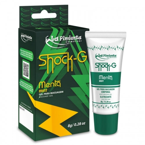 GEL VIBRADOR LÍQUIDO SHOCK G BISNAGA - MENTA