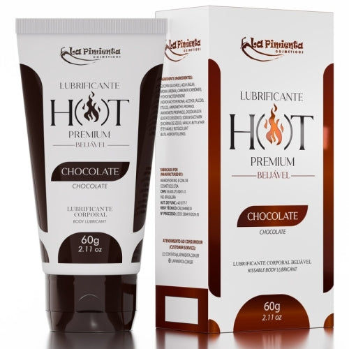 LUBRIFICANTE CORPORAL HOT PREMIUM - CHOCOLATE