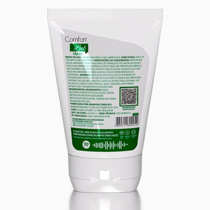 LUBRIFICANTE CORPORAL COMFORT LUB - MENTA 120g