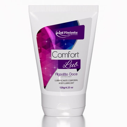 LUBRIFICANTE CORPORAL COMFORT LUB - ALGODÃO DOCE 120g