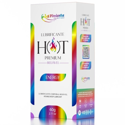 LUBRIFICANTE CORPORAL HOT PREMIUM - ENERGY