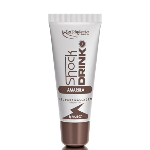 GEL VIBRADOR LÍQUIDO SHOCK DRINK AMARULA 8g