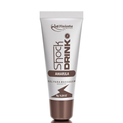 GEL VIBRADOR LÍQUIDO SHOCK DRINK AMARULA 8g
