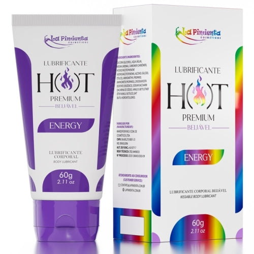 LUBRIFICANTE CORPORAL HOT PREMIUM - ENERGY