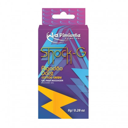 GEL VIBRADOR LÍQUIDO SHOCK G BISNAGA - ALGODÃO DOCE
