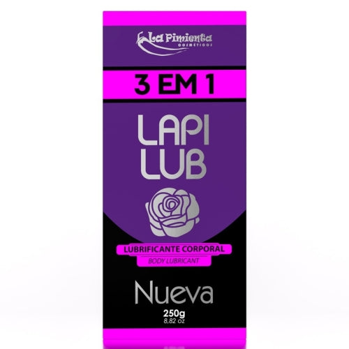 LUBRIFICANTE ÍNTIMO LAPI LUB 3 EM 1 NUEVA 250g
