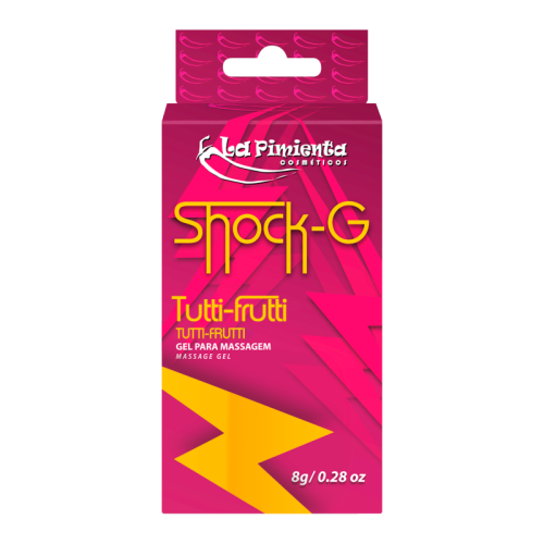 GEL VIBRADO LÍQUIDO SHOCK G BISNAGA - TUTTI-FRUTTI