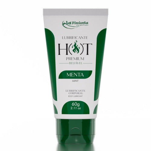 LUBRIFICANTE CORPORAL HOT PREMIUM - MENTA