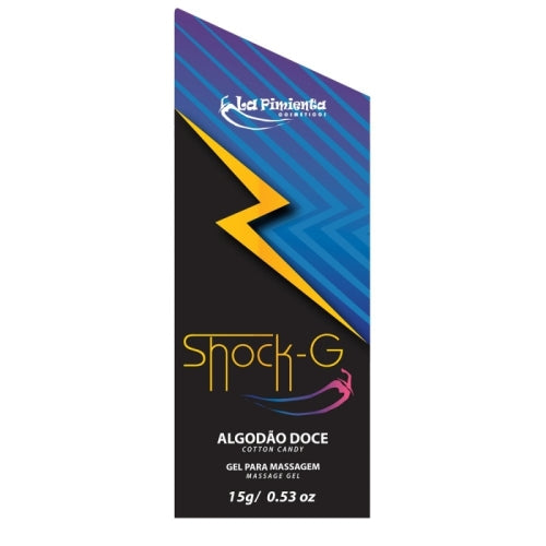 GEL VIBRADOR LÍQUIDO SHOCK-G ALGODÃO DOCE