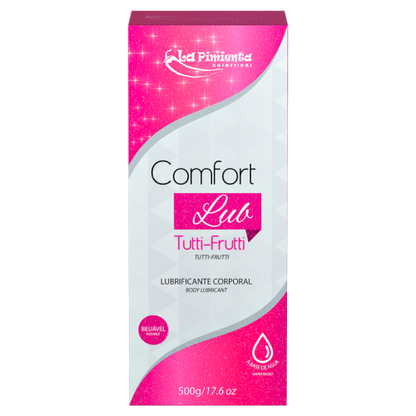 LUBRIFICANTE ÍNTIMO COMFORT LUB - TUTTI-FRUTTI 500g