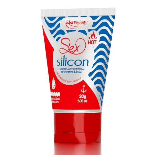GEL LUBRIFICANTE ÍNTIMO PARA USO NA ÁGUA - SEX SILICON 30G