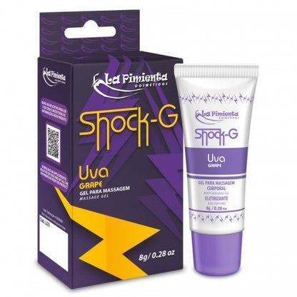 GEL VIBRADOR LÍQUIDO SHOCK G BISNAGA - UVA