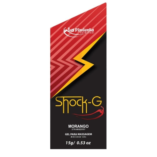 GEL VIBRADOR LÍQUIDO SHOCK-G MORANGO