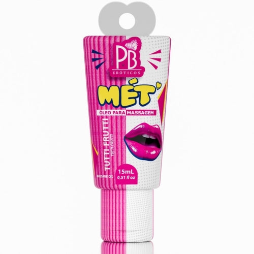ÓLEO BEIJÁVEL MÉT TUTTI-FRUTTI 15mL