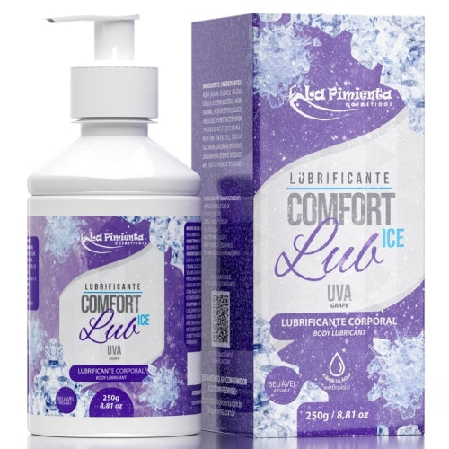LUBRIFICANTE ÍNTIMO COMFORT LUB - ICE UVA 250g