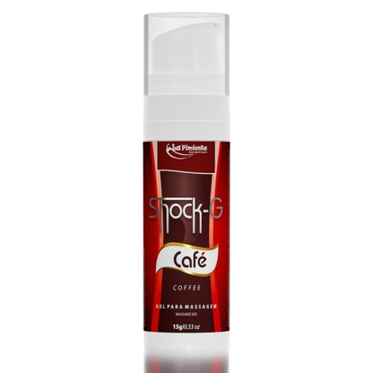 GEL VRIBRADOR LÍQUIDO SHOCK-G CAFÉ 15g