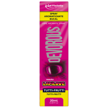 DEVOROUS LAPILOVE TUTTI-FRUTTI - SPRAY PARA SEXO ORAL