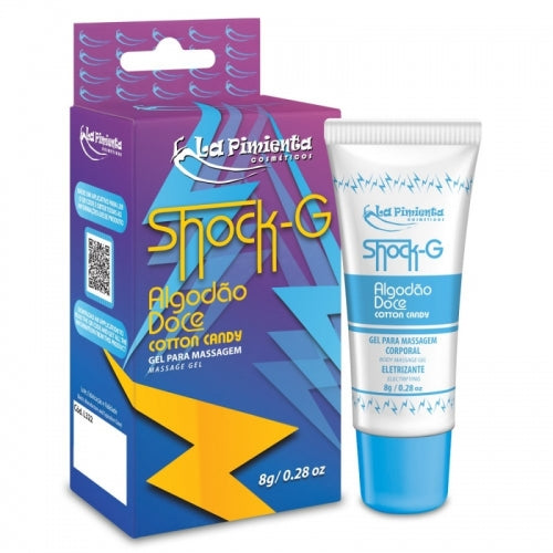 GEL VIBRADOR LÍQUIDO SHOCK G BISNAGA - ALGODÃO DOCE