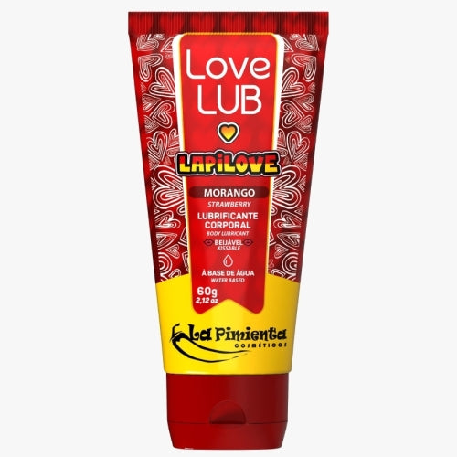 LUBRIFICANTE ÍNTIMO LAPILOVE MORANGO 60g