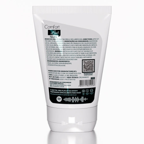 LUBRIFICANTE CORPORAL COMFORT LUB - NEUTRO 120g