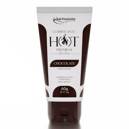 LUBRIFICANTE CORPORAL HOT PREMIUM - CHOCOLATE