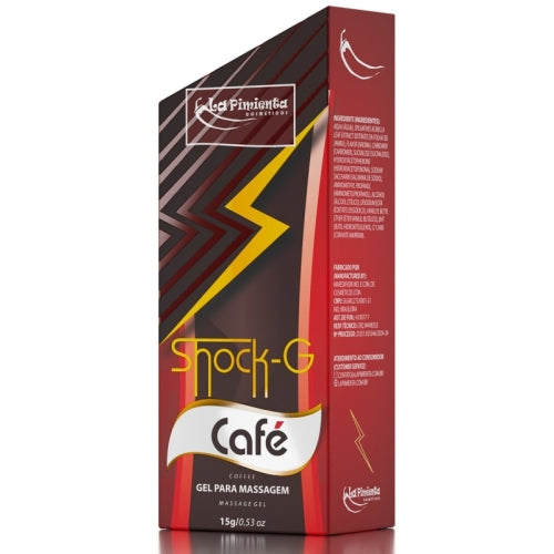 GEL VRIBRADOR LÍQUIDO SHOCK-G CAFÉ 15g