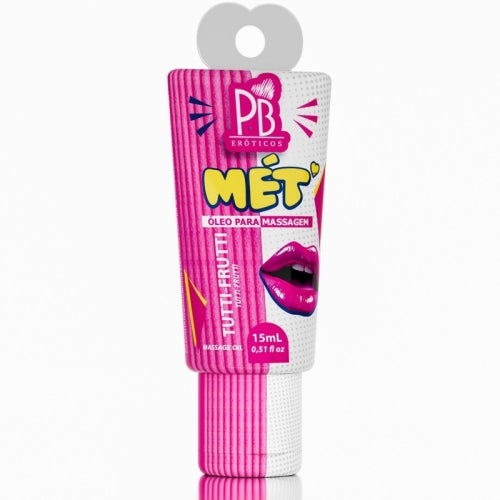 ÓLEO BEIJÁVEL MÉT TUTTI-FRUTTI 15mL