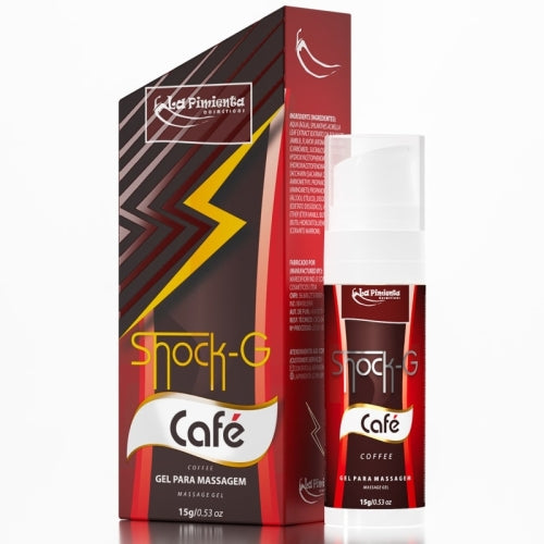 GEL VRIBRADOR LÍQUIDO SHOCK-G CAFÉ 15g