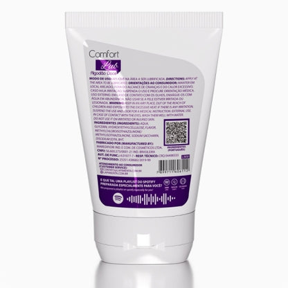 LUBRIFICANTE CORPORAL COMFORT LUB - ALGODÃO DOCE 120g
