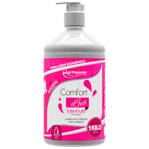 LUBRIFICANTE ÍNTIMO COMFORT LUB - TUTTI-FRUTTI 1kg