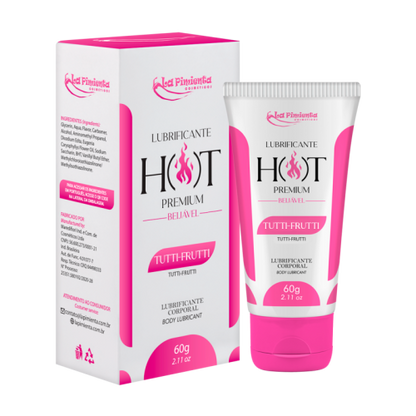 LUBRIFICANTE CORPORAL HOT PREMIUM - TUTTI-FRUTTI