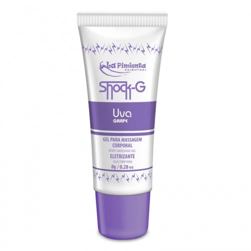 GEL VIBRADOR LÍQUIDO SHOCK G BISNAGA - UVA