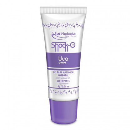 GEL VIBRADOR LÍQUIDO SHOCK G BISNAGA - UVA