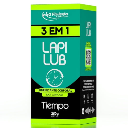 LUBRIFICANTE ÍNTIMO LAPI LUB 3 EM 1 TIEMPO 250g