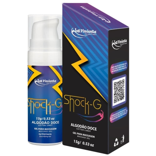 GEL VIBRADOR LÍQUIDO SHOCK-G ALGODÃO DOCE