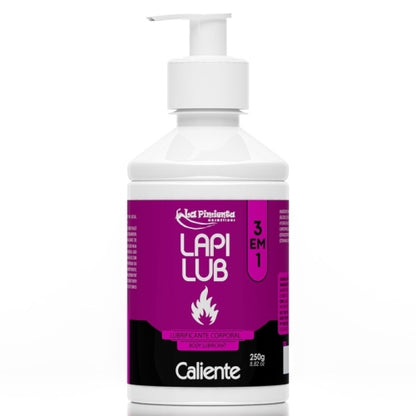 LUBRIFICANTE ÍNTIMO LAPI LUB 3 EM 1 CALIENTE 250g