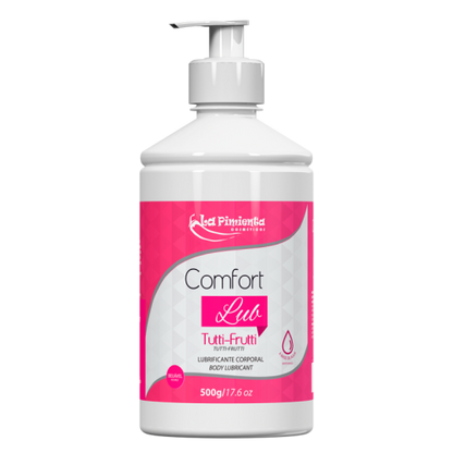 LUBRIFICANTE ÍNTIMO COMFORT LUB - TUTTI-FRUTTI 500g